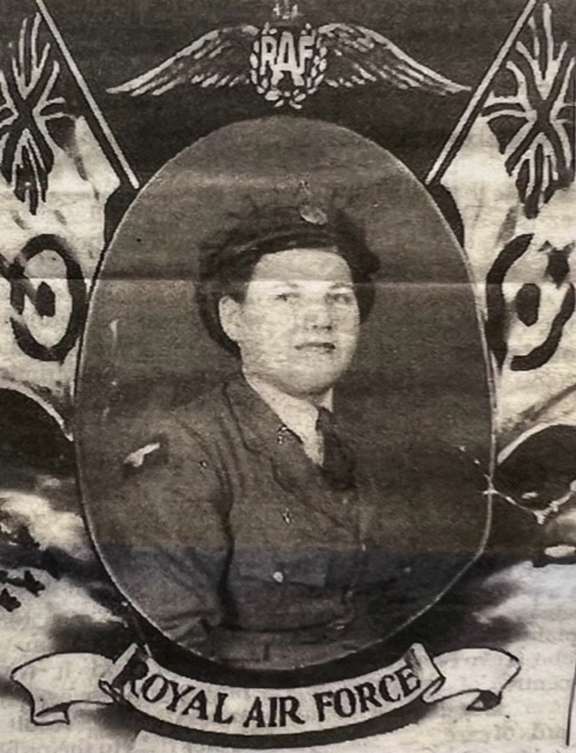 Young Margaret in the RAF