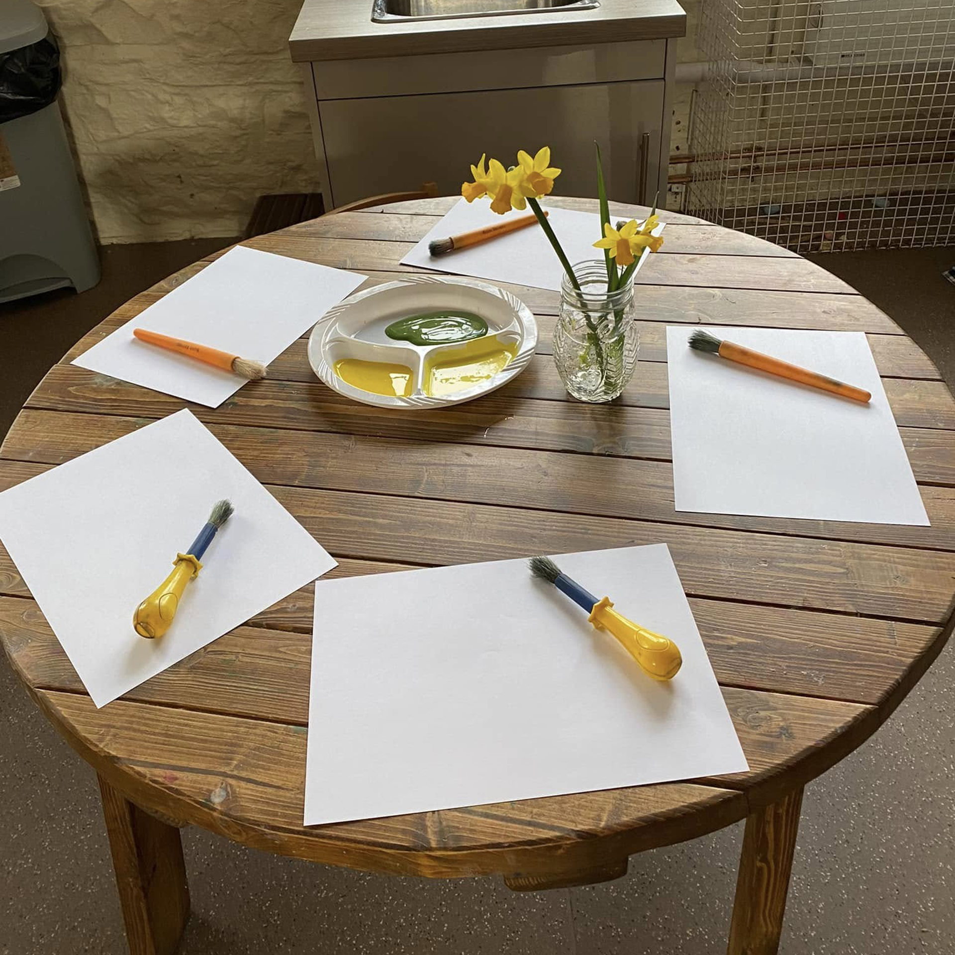 Daffodil painting