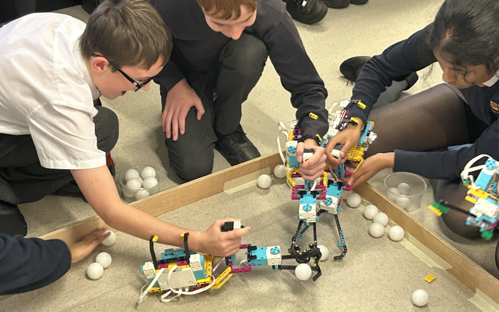 Future Makers session with students at Brynteg Comprehensive School