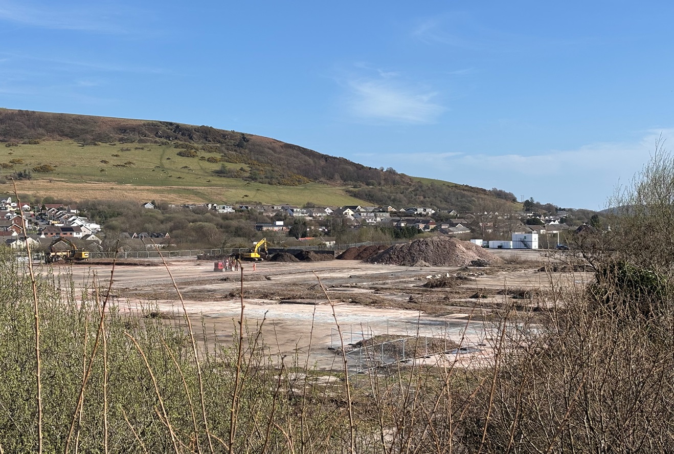 Former valley industrial estate prepared for new housing, shops and more