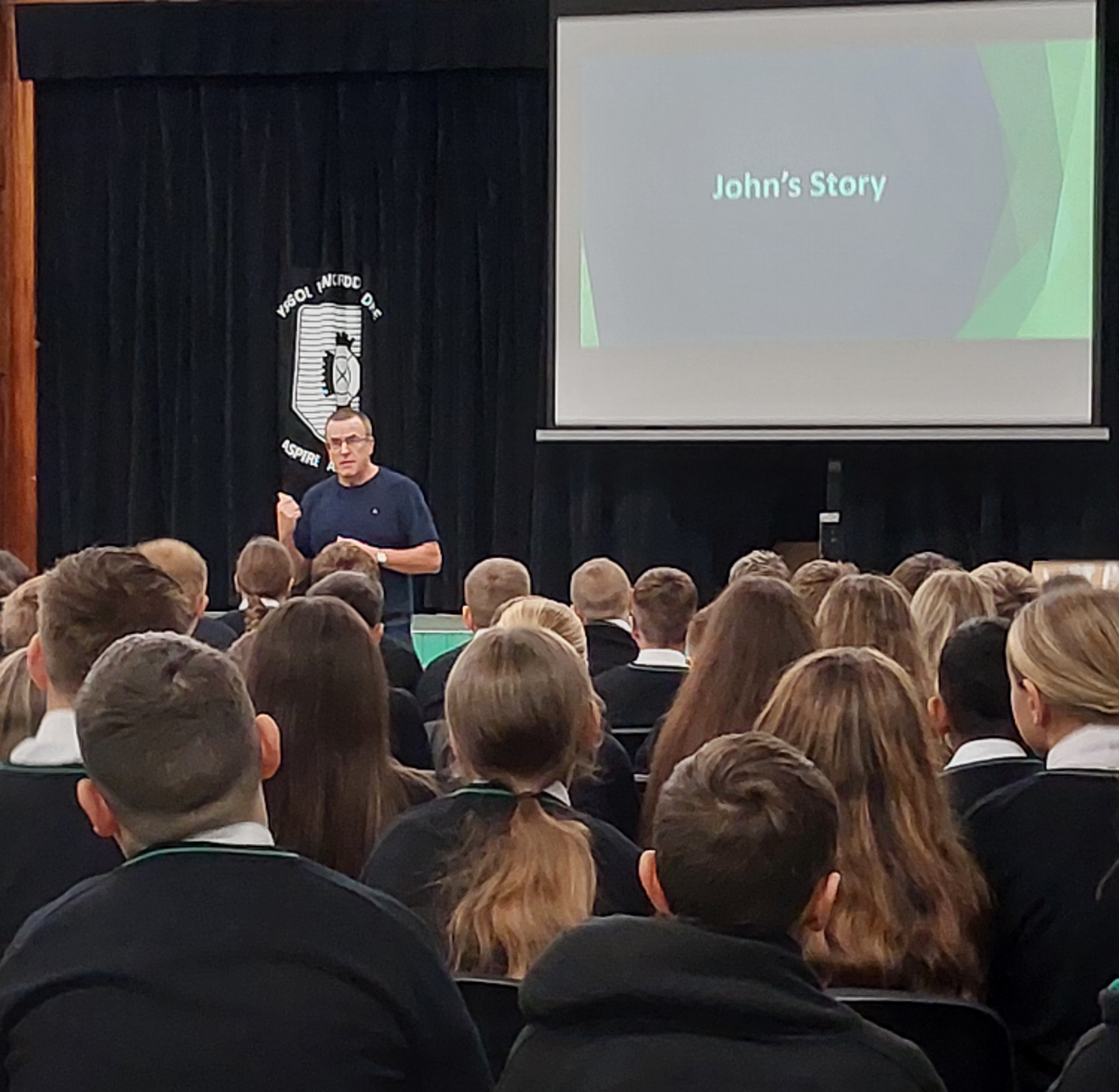A session from the Serious Violence Prevention Scheme held at one of the schools in the region.