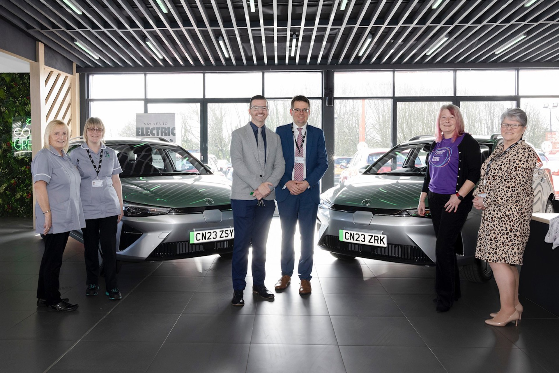 Electric vehicle showroom
