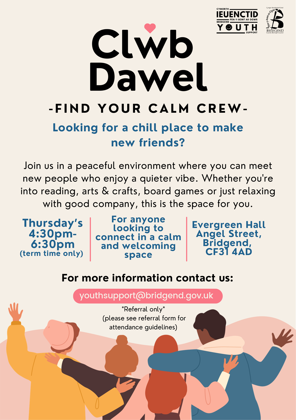 Clwb Dawel (Referral only)