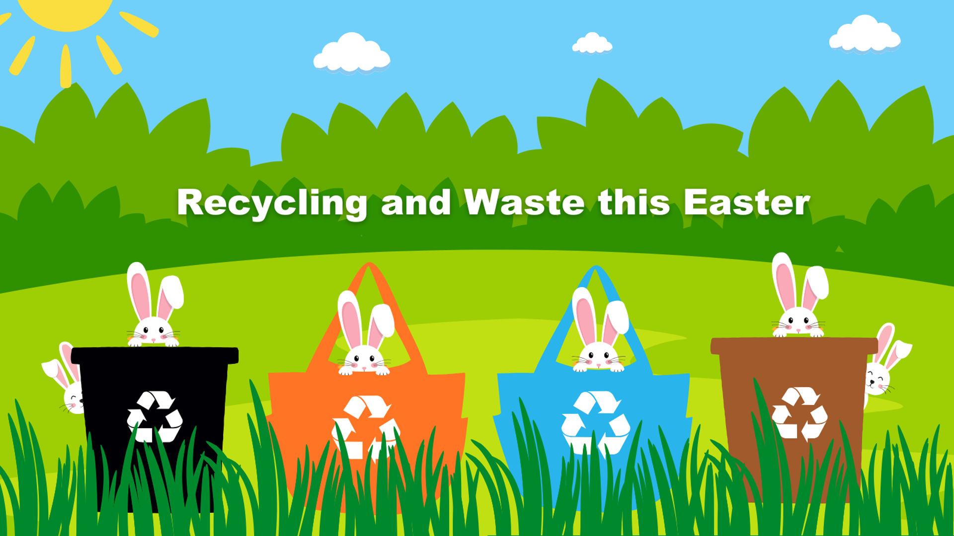 Graphic - Recycling and waste this Easter