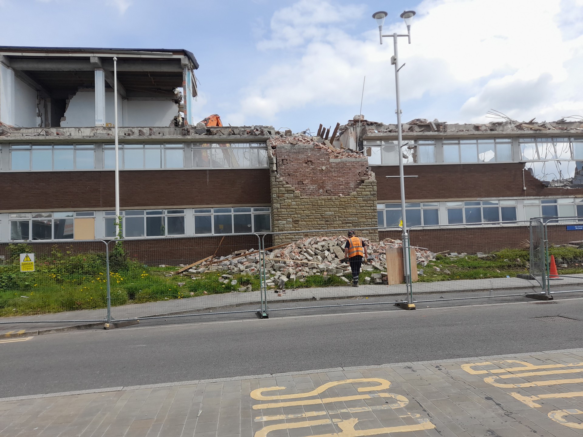 Police station demolition