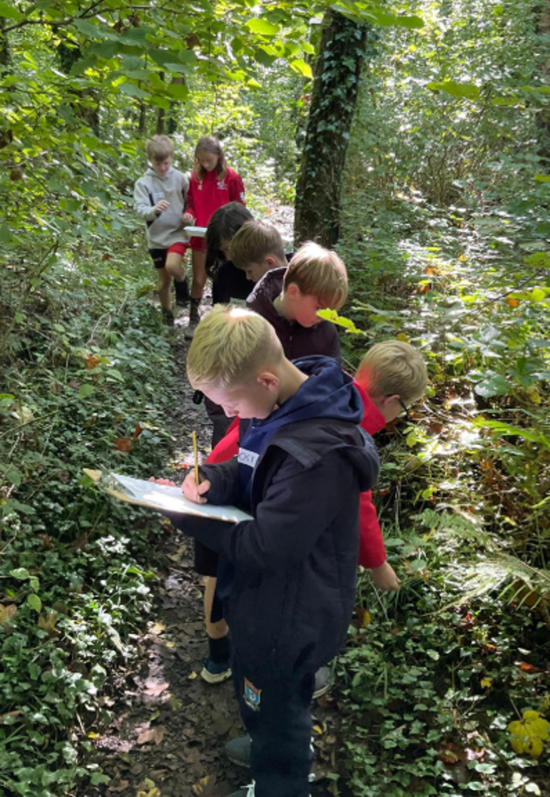 Pupils from Pen-y-Fai Church in Wales School engaged in a series of practical activities.