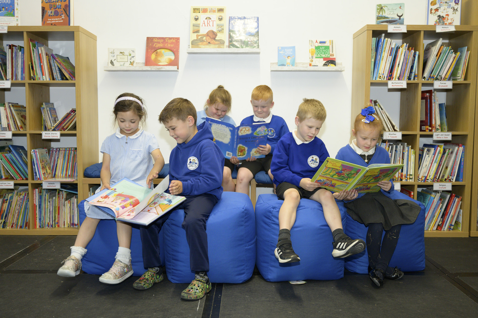 Bryntirion infants school pupils