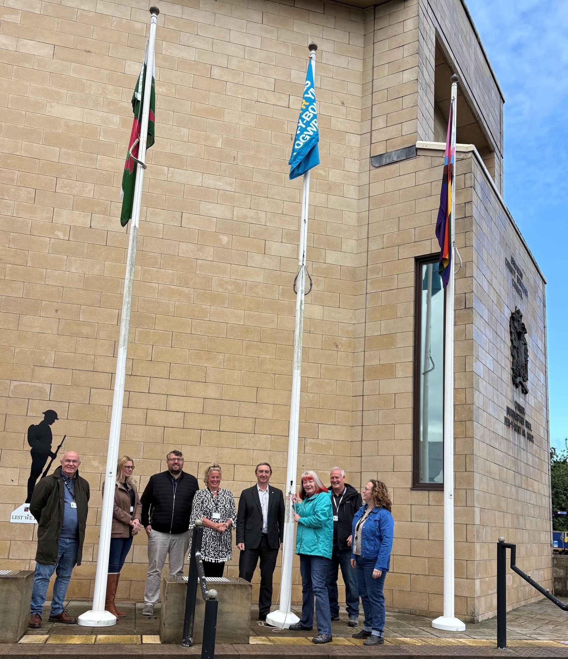 Raising the Carers flag