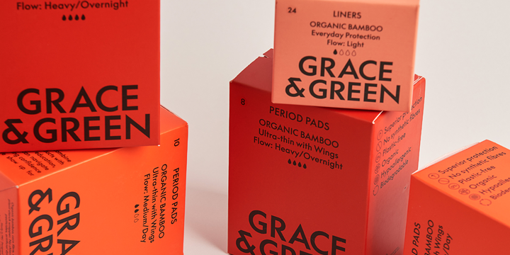 Grace & Green menstrual products