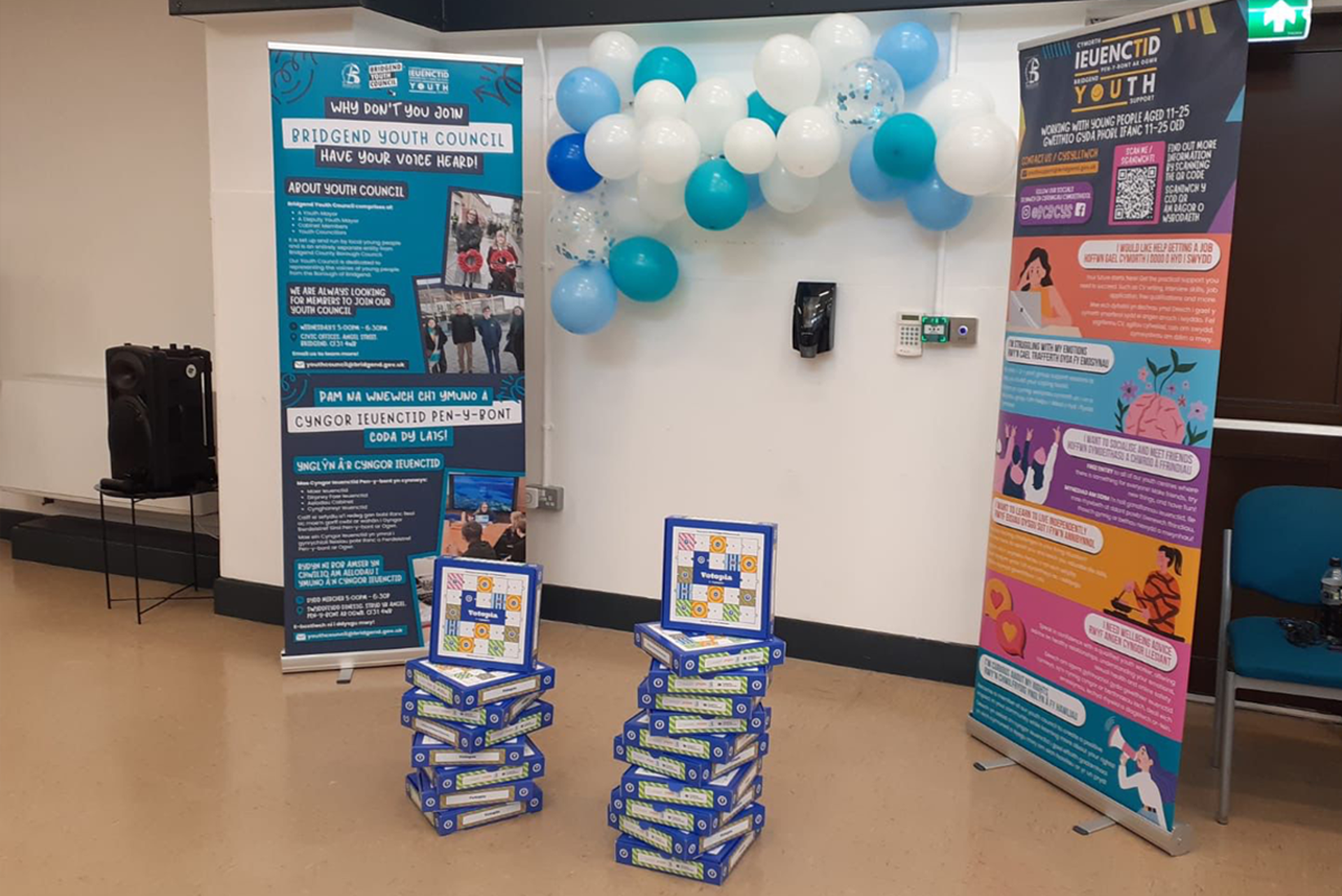 Local democracy resources stand