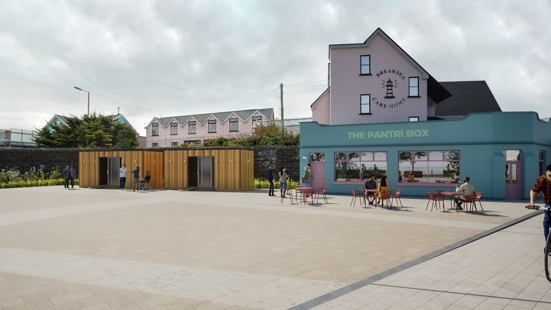 Image of what the new Hillsboro South public space is expected to look like.