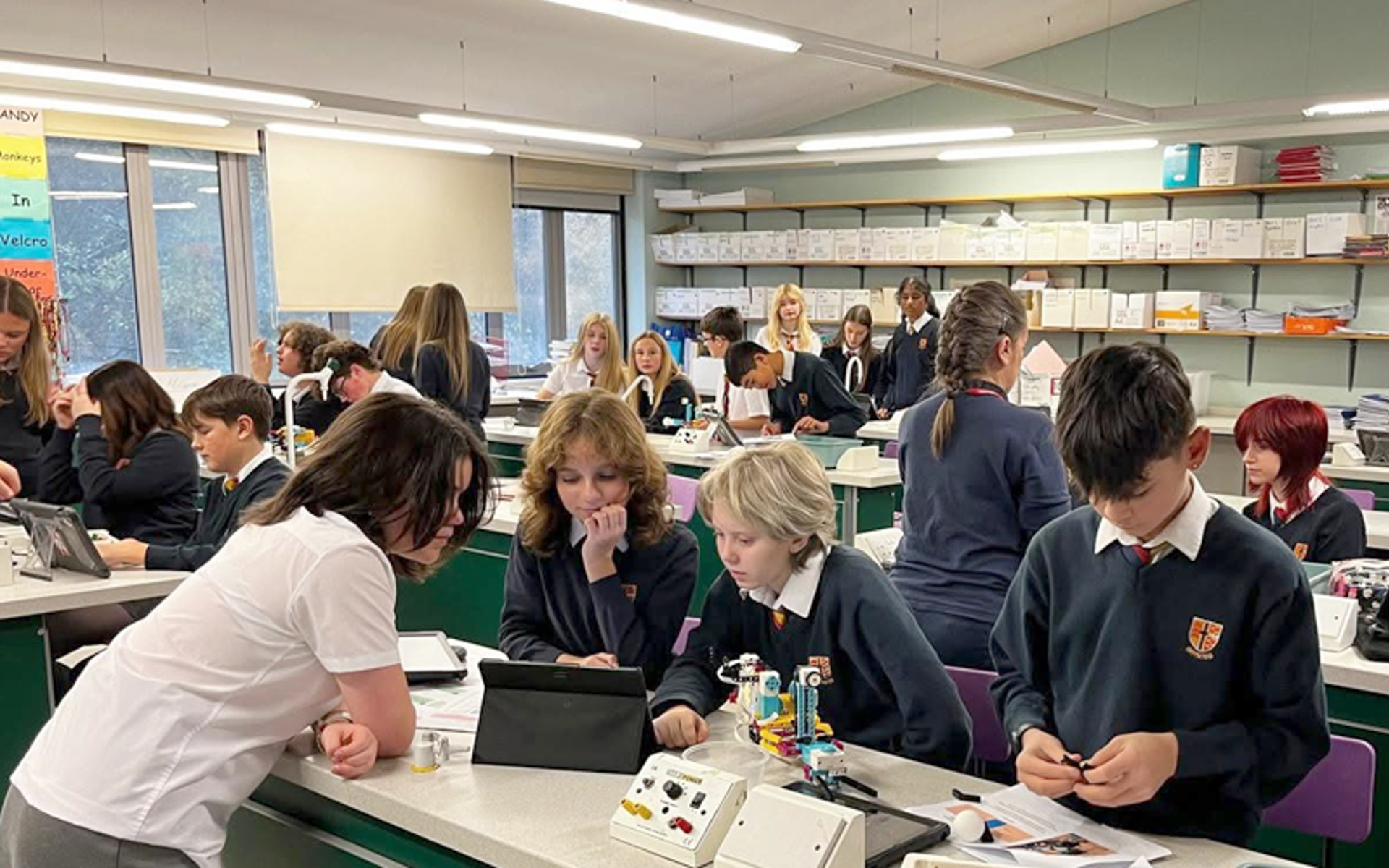 Future Makers session with students at Brynteg Comprehensive School