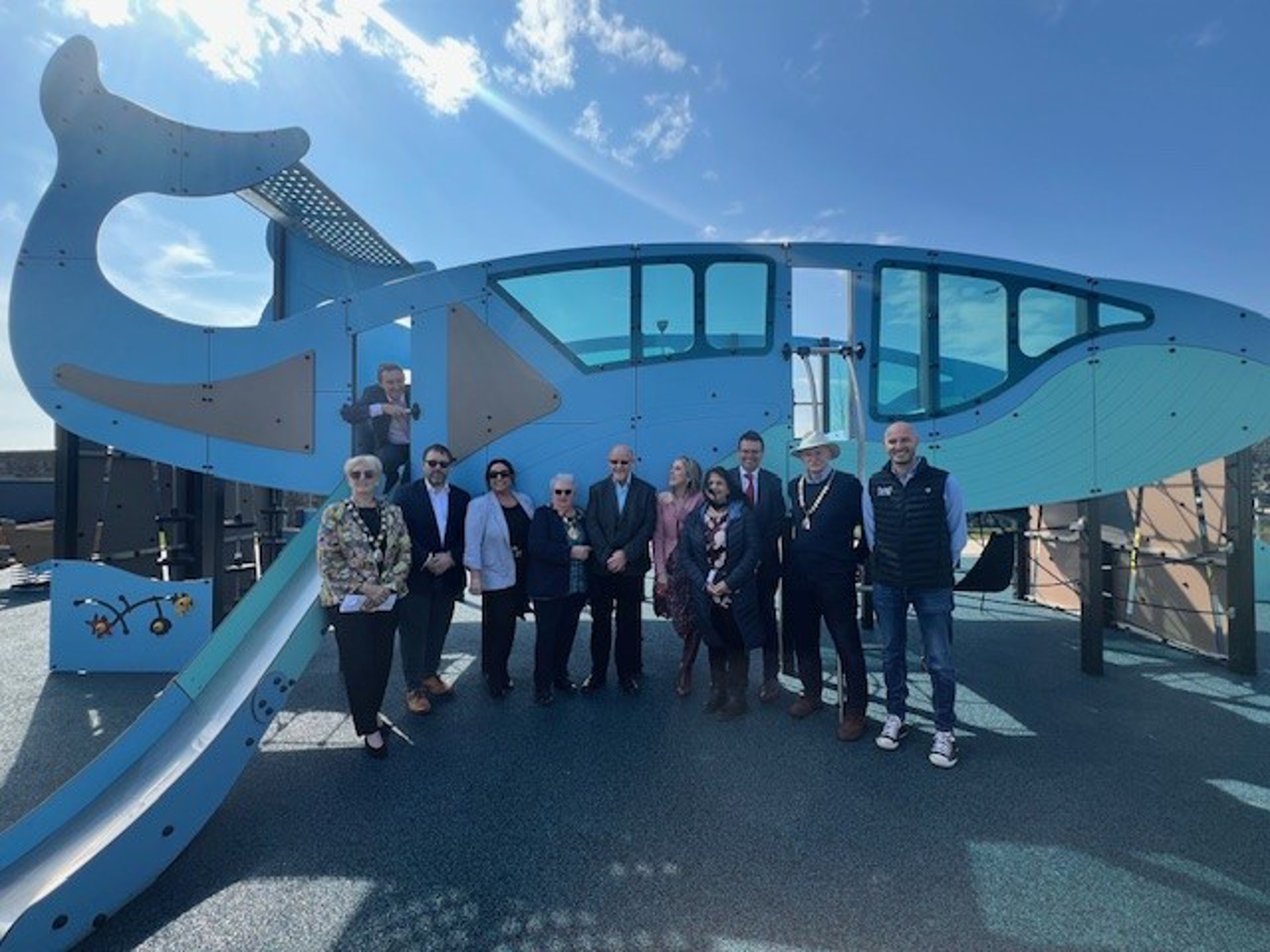 Opening ceremony for all-new accessible children’s play area at Cosy Corner