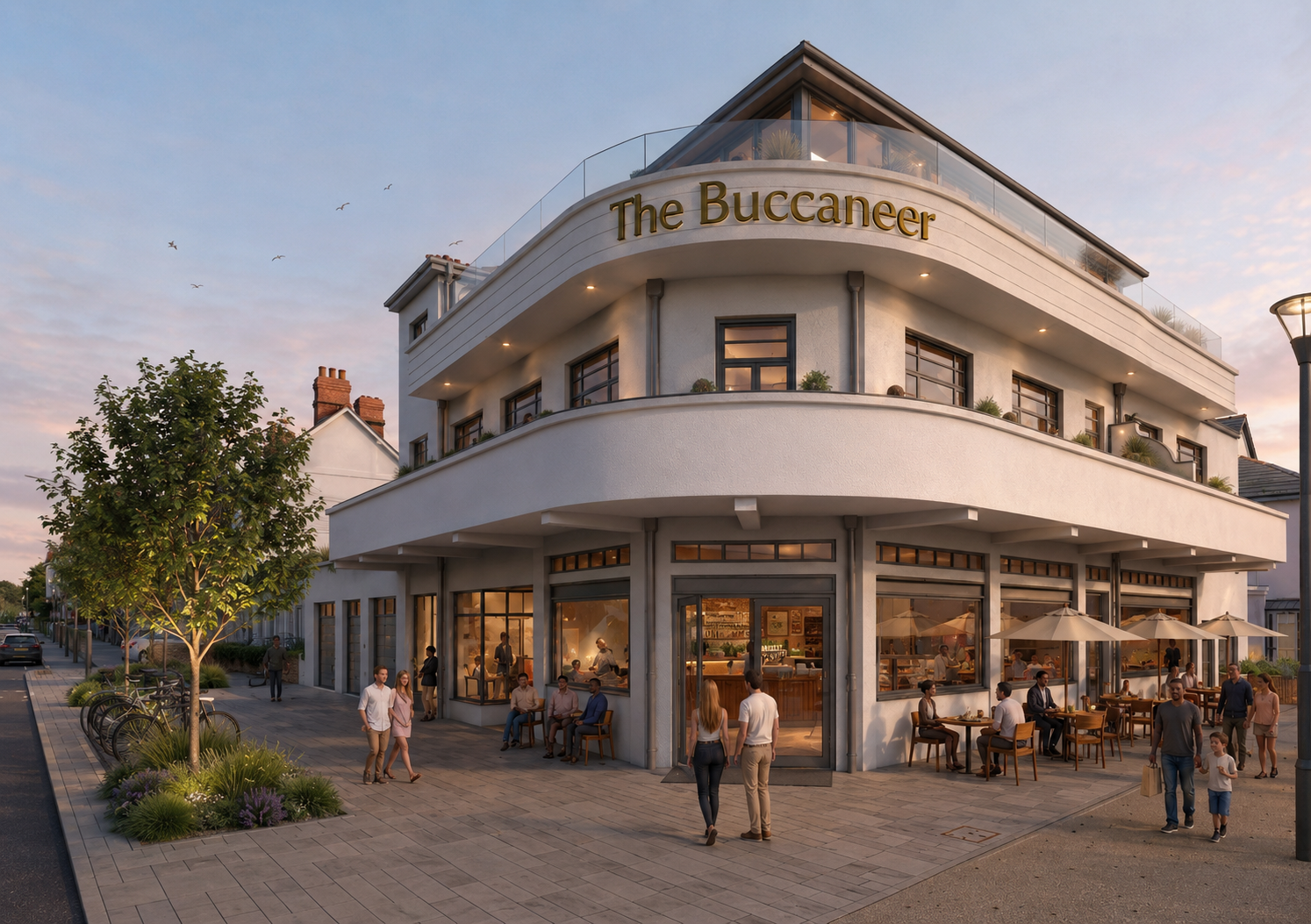 Plans are in place to restore The Buccaneer in Porthcawl as an iconic seafront building.