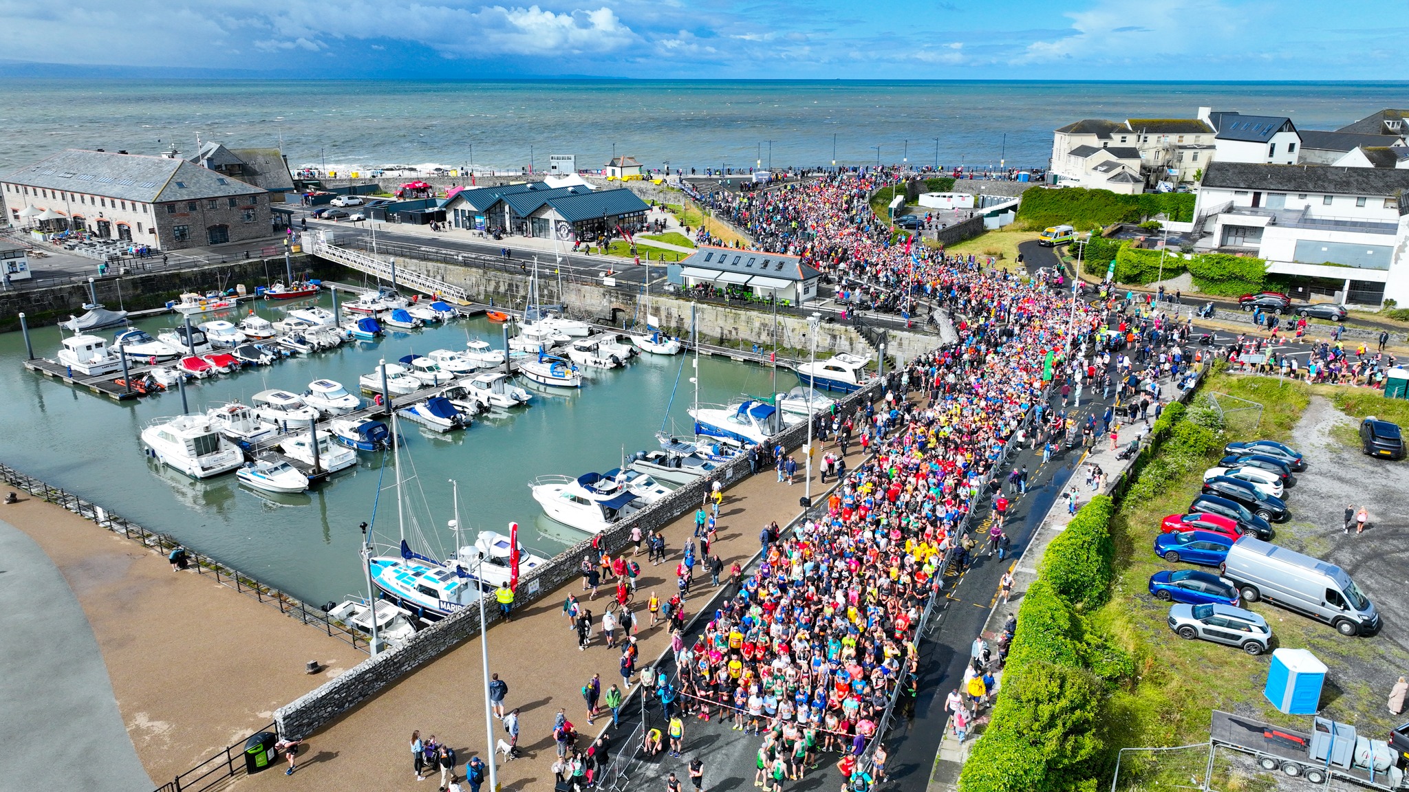 An image of the Porthcawl 10K in 2024 