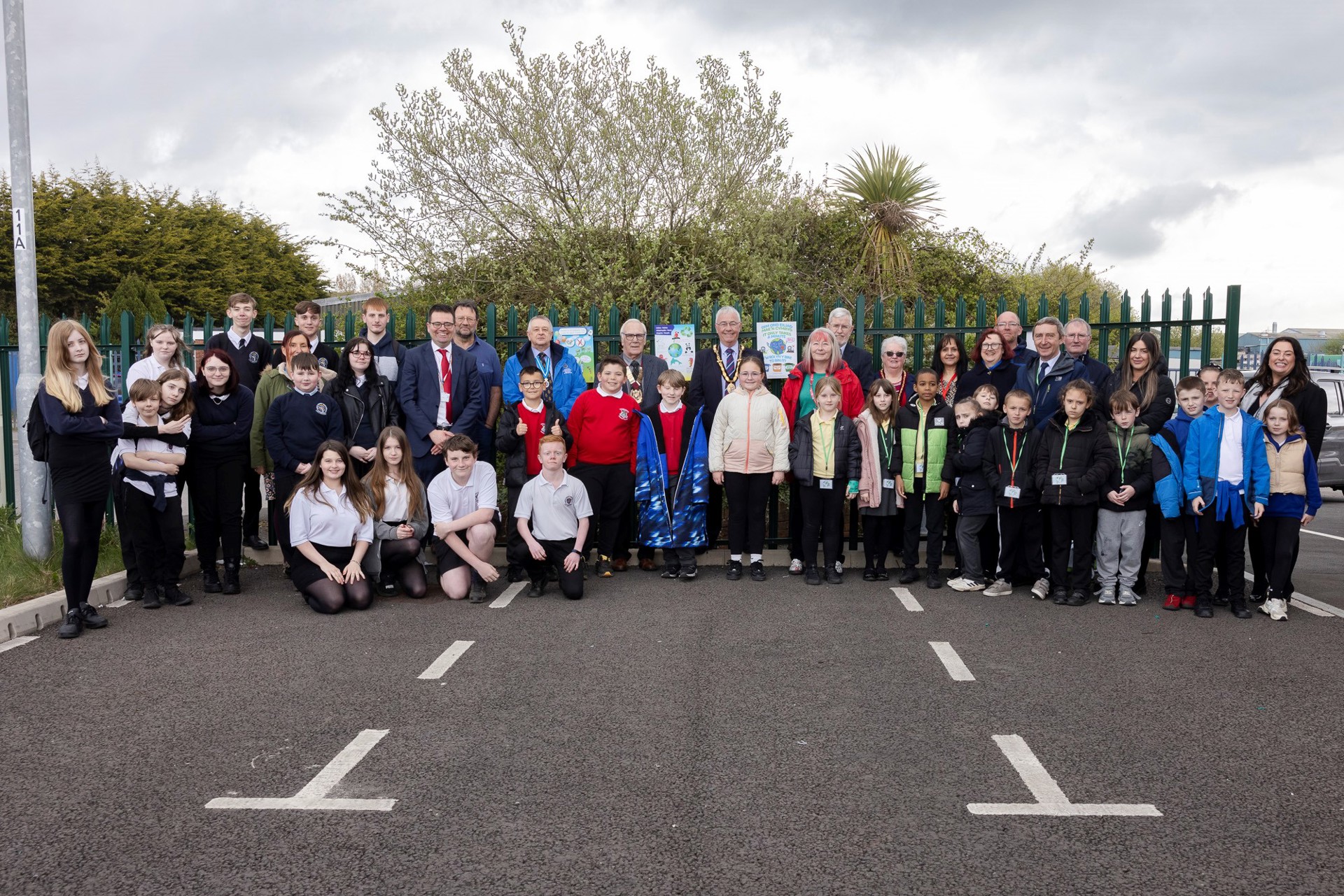 Opening of community recycling centre in Pyle