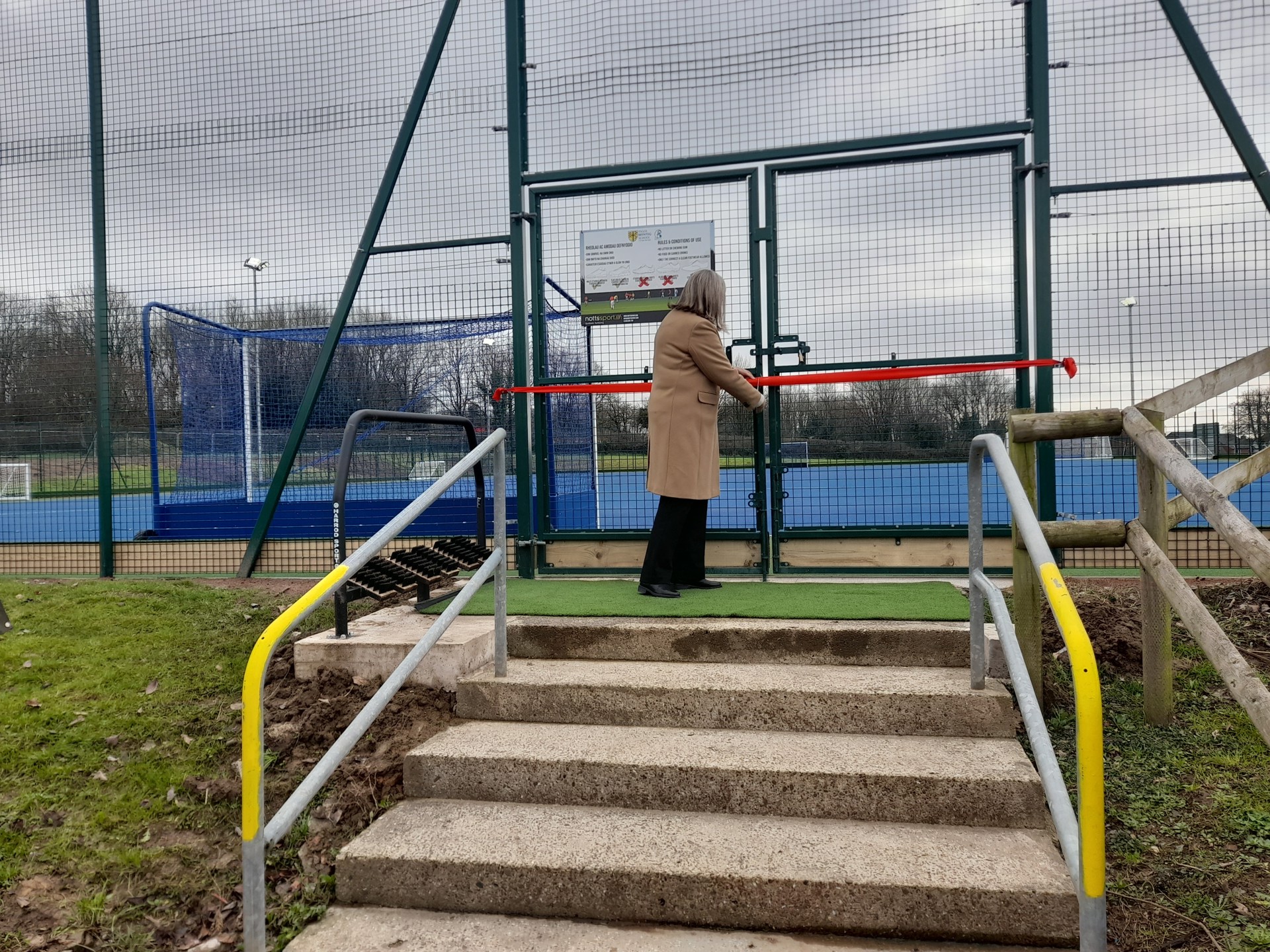 Brynteg School’s new community sports pitch opening
